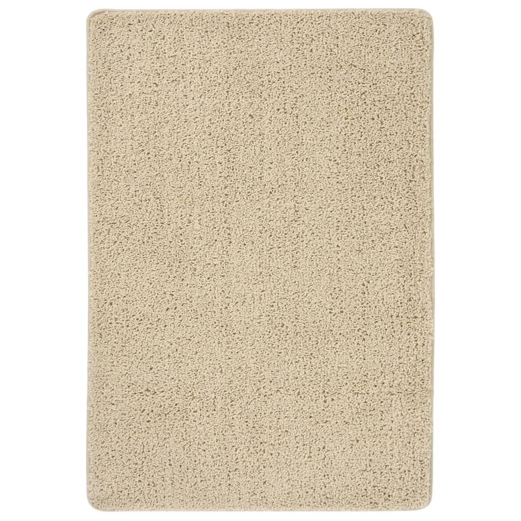 Tapis shaggy crème 120x170 cm Antidérapant