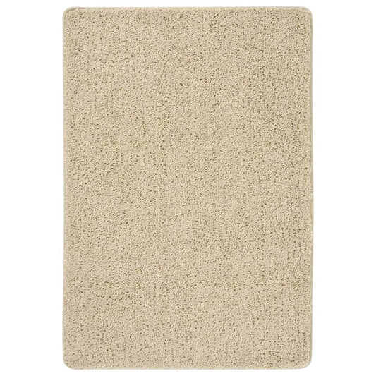 Shaggy Rug Cream 160x230 cm Non-Slip