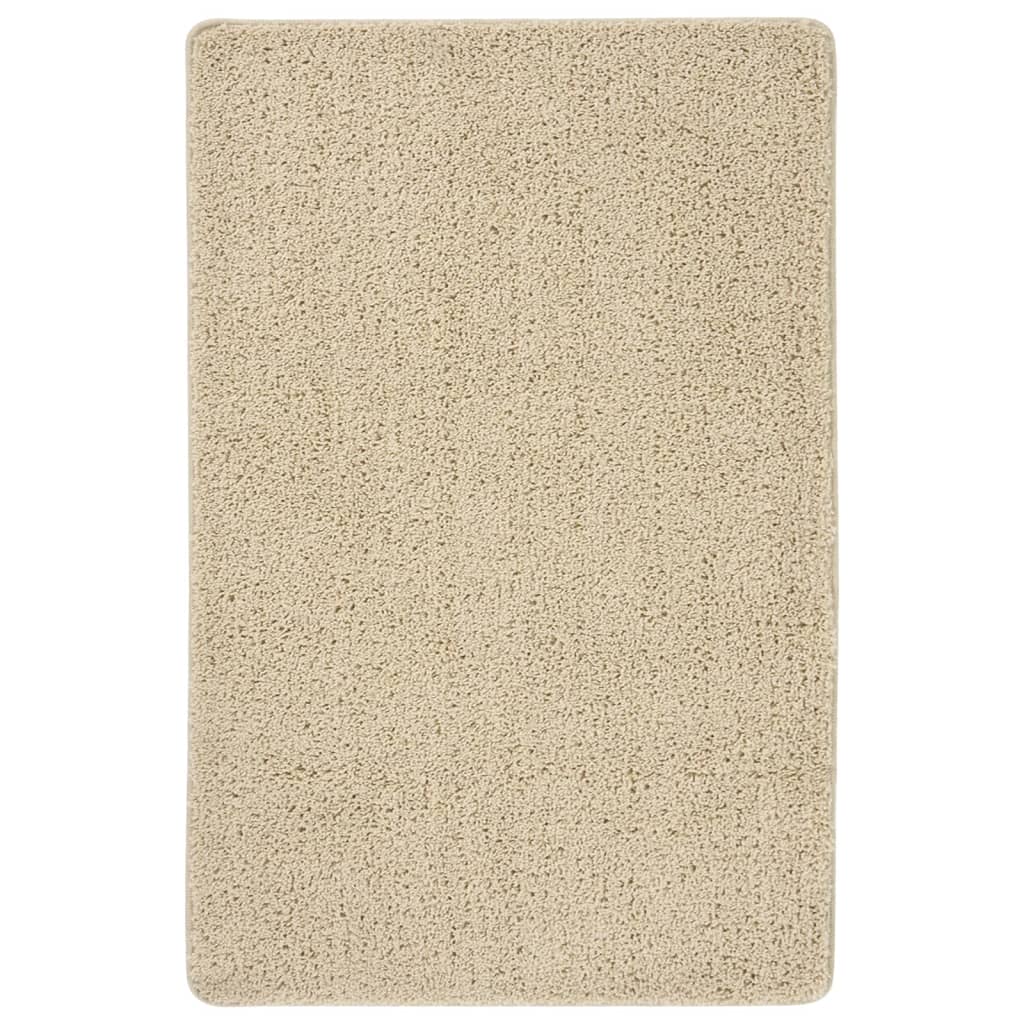 Tapis shaggy crème 200x290 cm Antidérapant