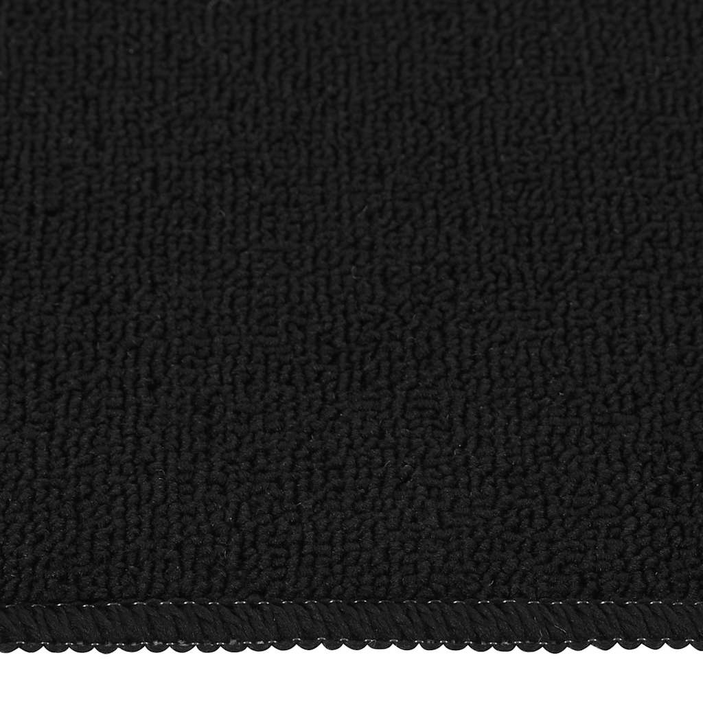 Anti-slip Stair Mats 15 Pcs. 75x20 cm Black Rectangular