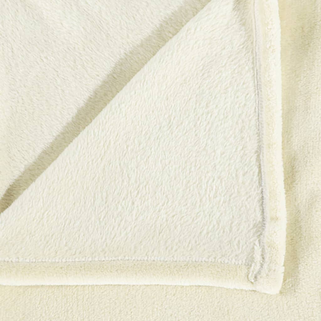 Couverture Crème 130x170 cm Polyester
