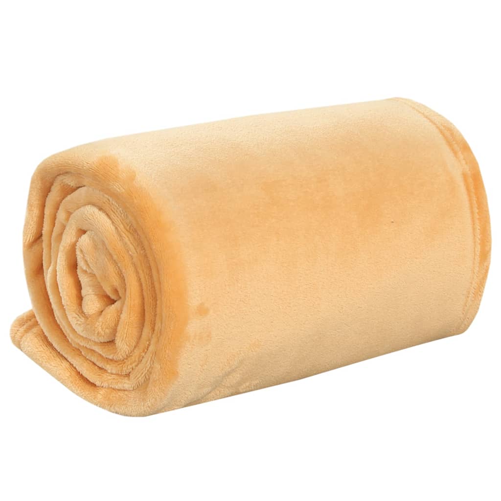 Couverture jaune 150x200 cm polyester