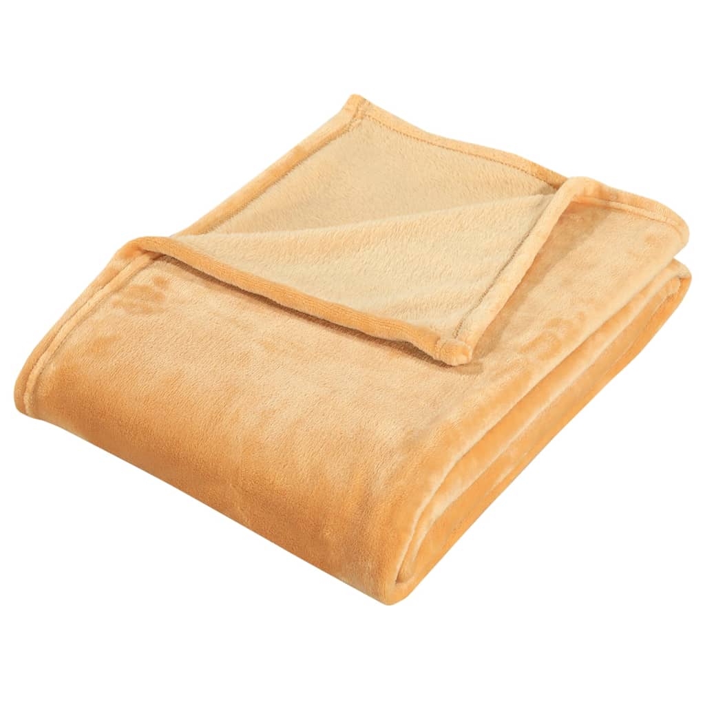 Couverture jaune 150x200 cm polyester