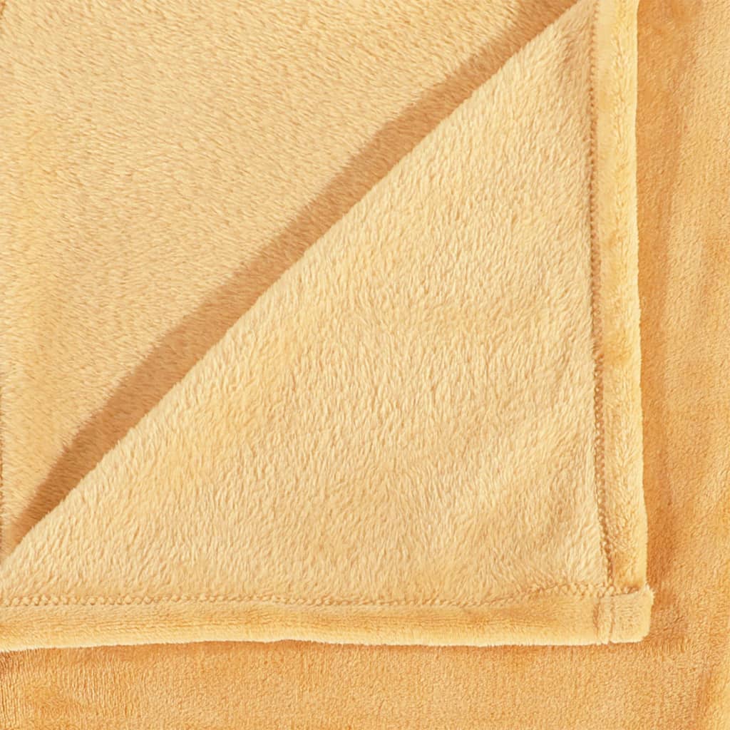 Couverture jaune 150x200 cm polyester