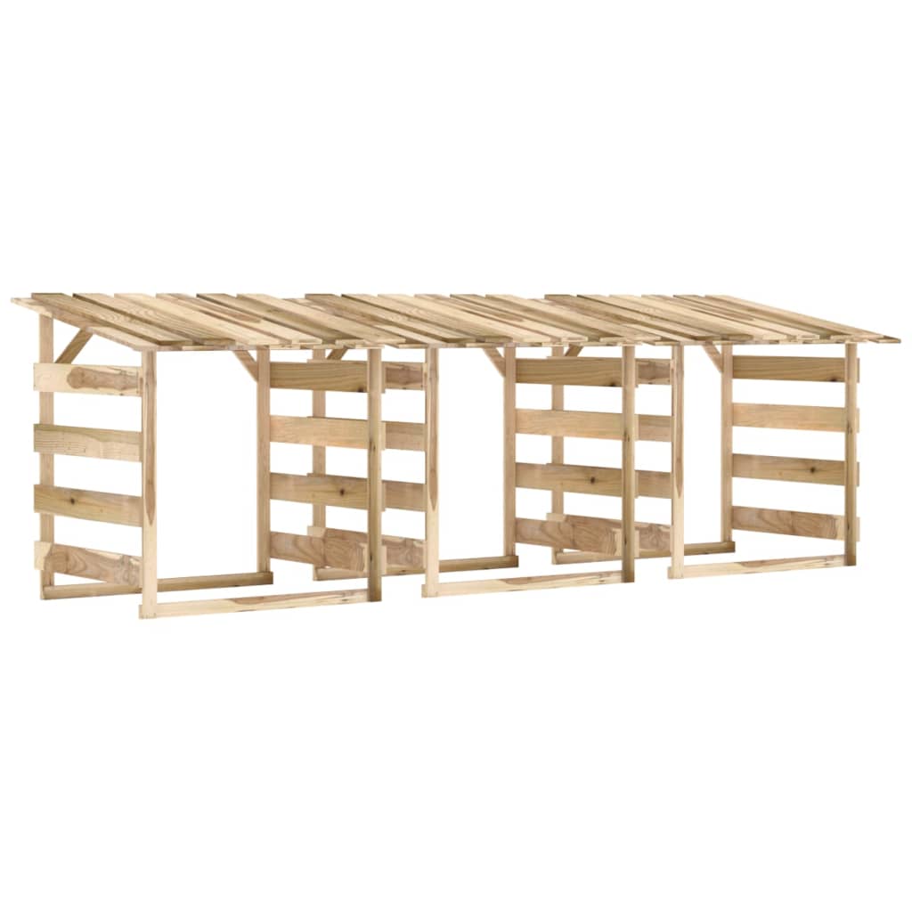 Pergolen mit Dach 3 Stk. 100x90x100 cm Kiefernholz Imprägniert