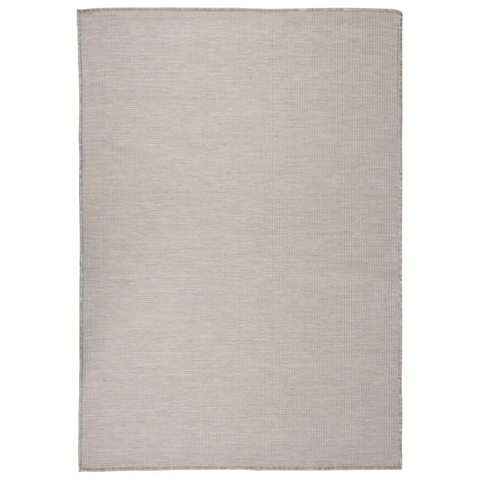 Outdoor Rug Flatweave 160x230 cm Light Gray