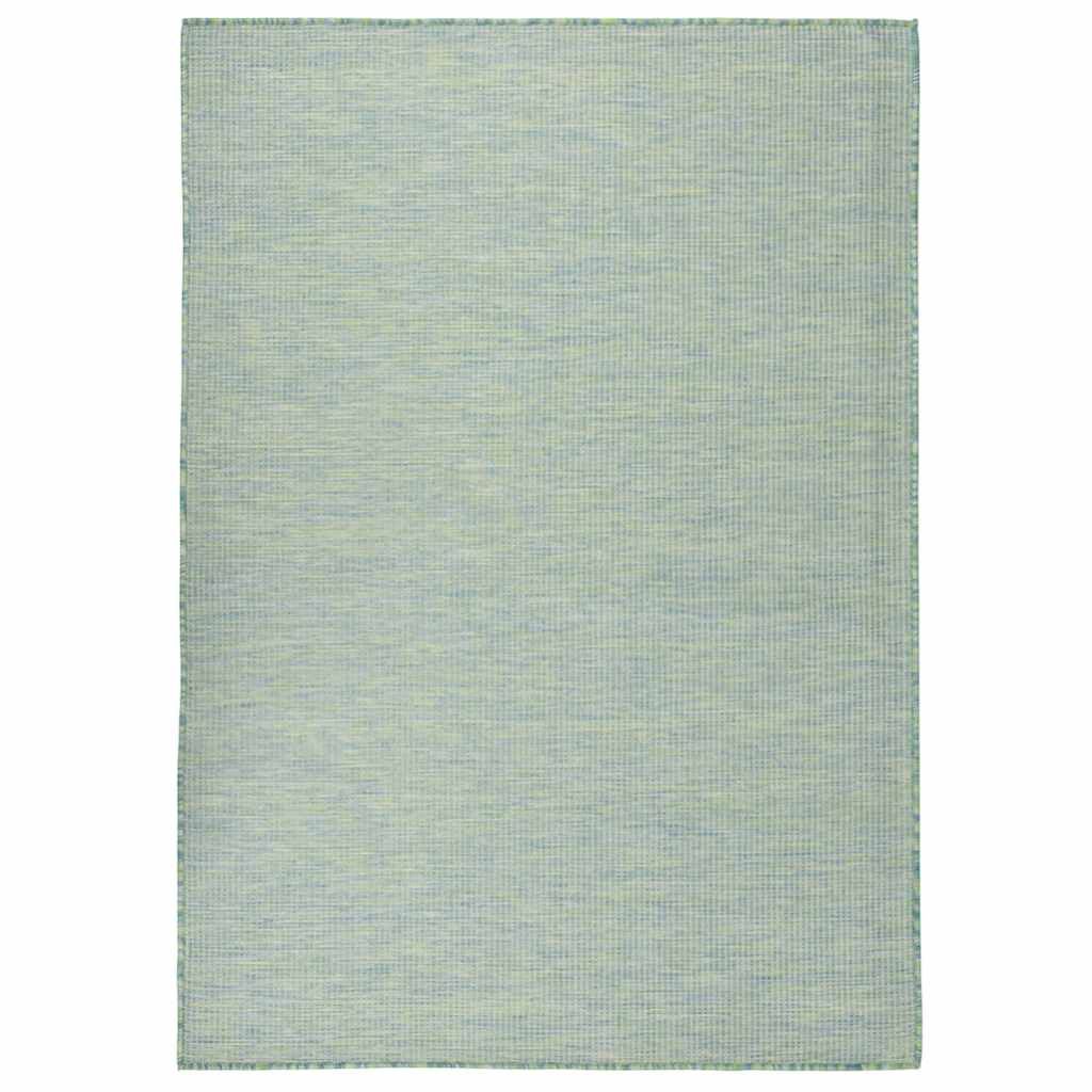 Outdoor-Teppich Flachgewebe 200x280 cm Türkis