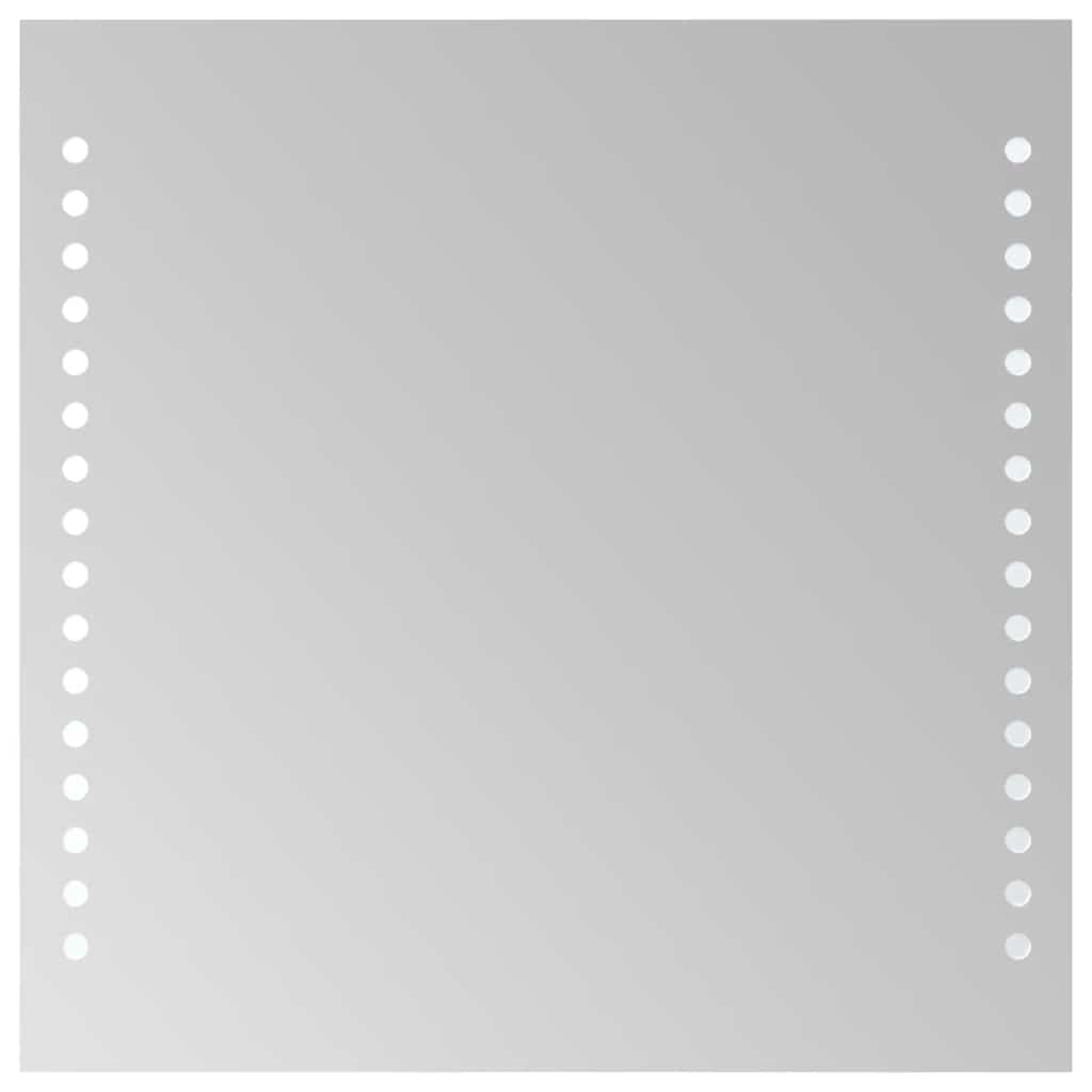Miroir de salle de bain LED 30x30 cm