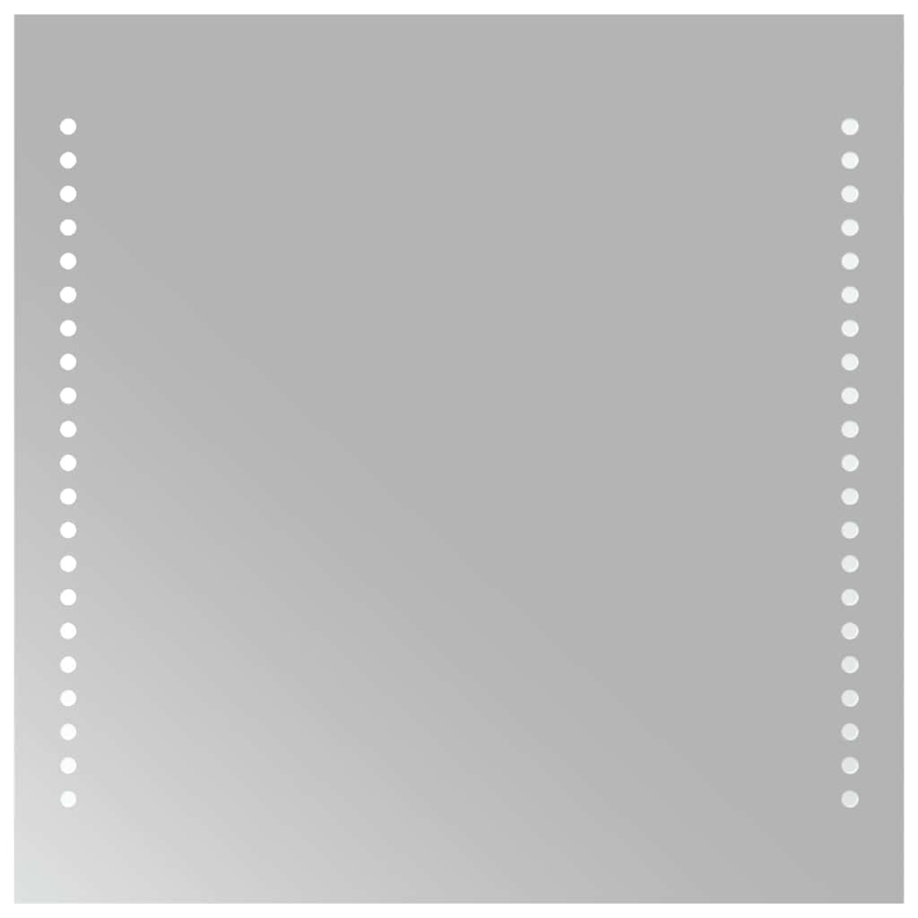 Miroir de salle de bain LED 40x40 cm