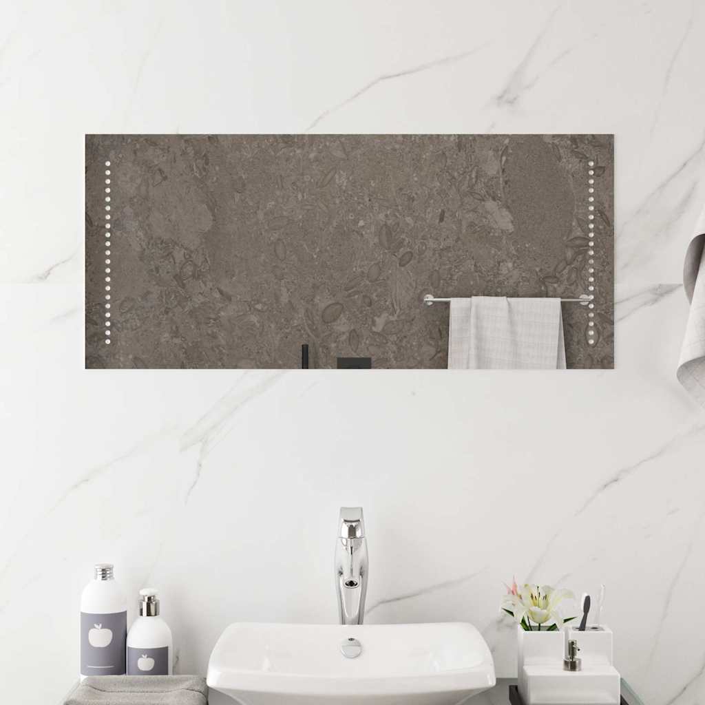 Miroir de salle de bain LED 90x40 cm