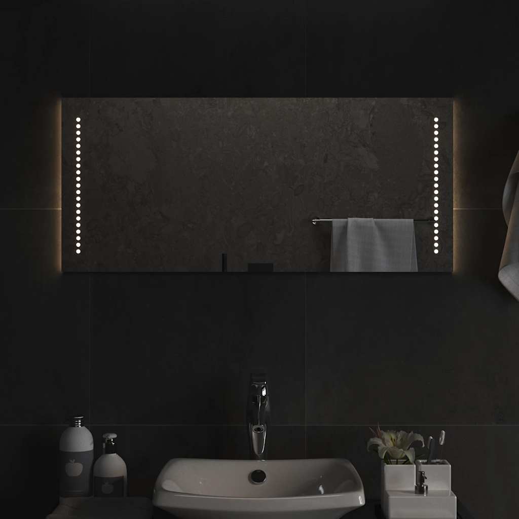 Miroir de salle de bain LED 90x40 cm