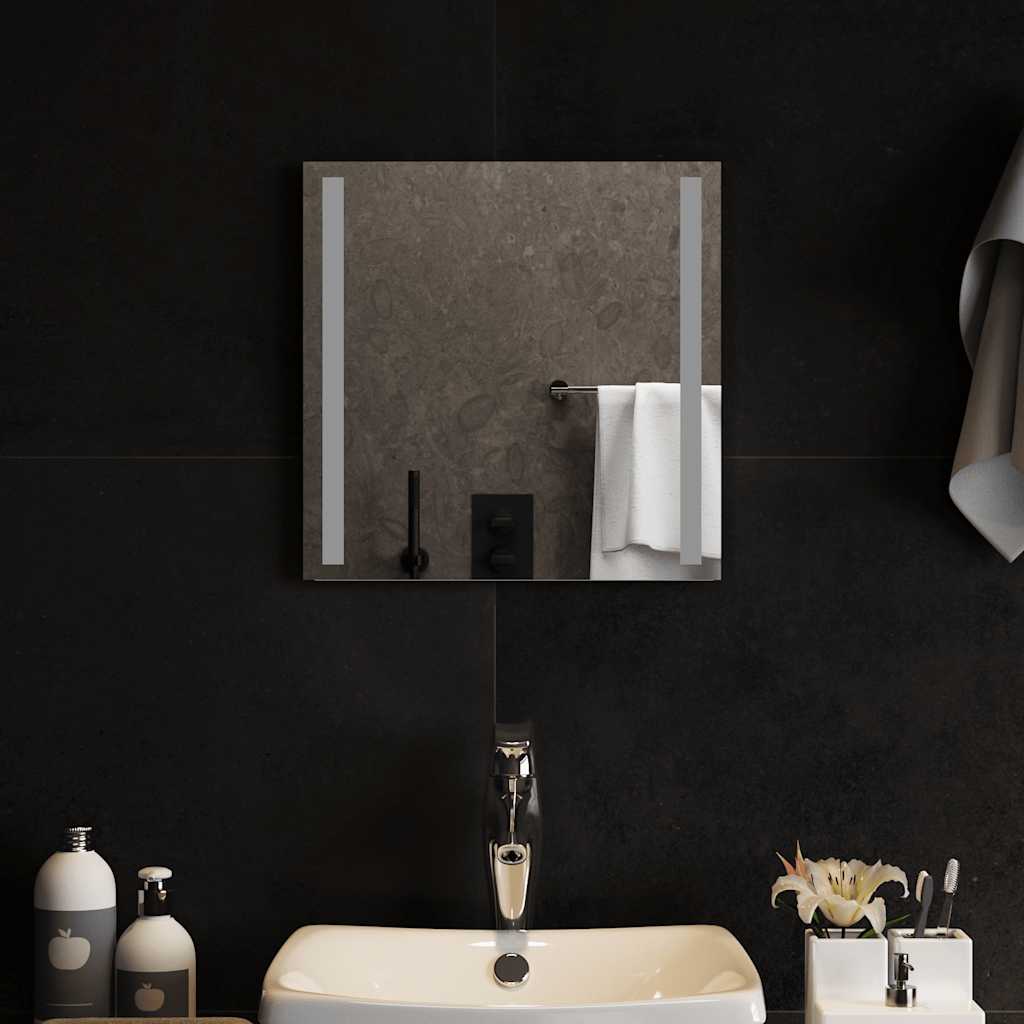 Miroir de salle de bain LED 40x40 cm