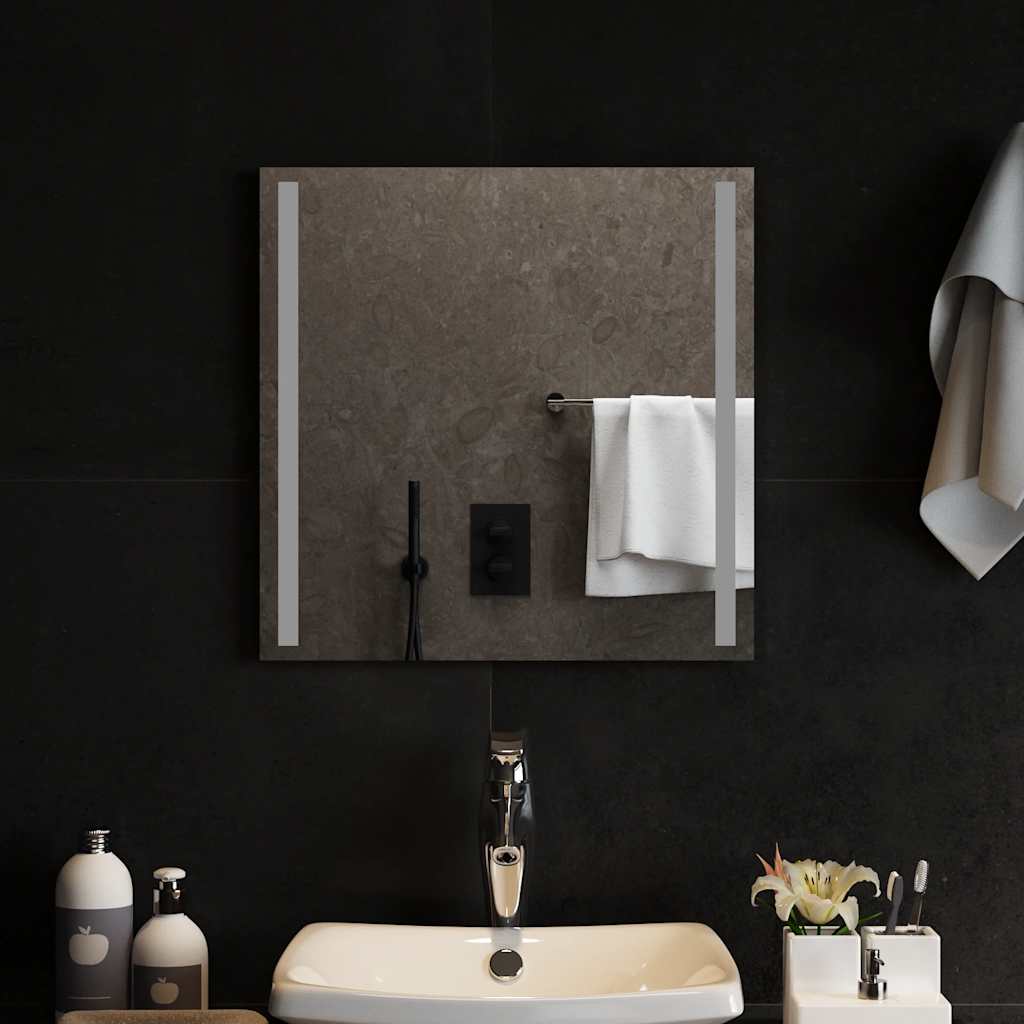 Miroir de salle de bain LED 50x50 cm