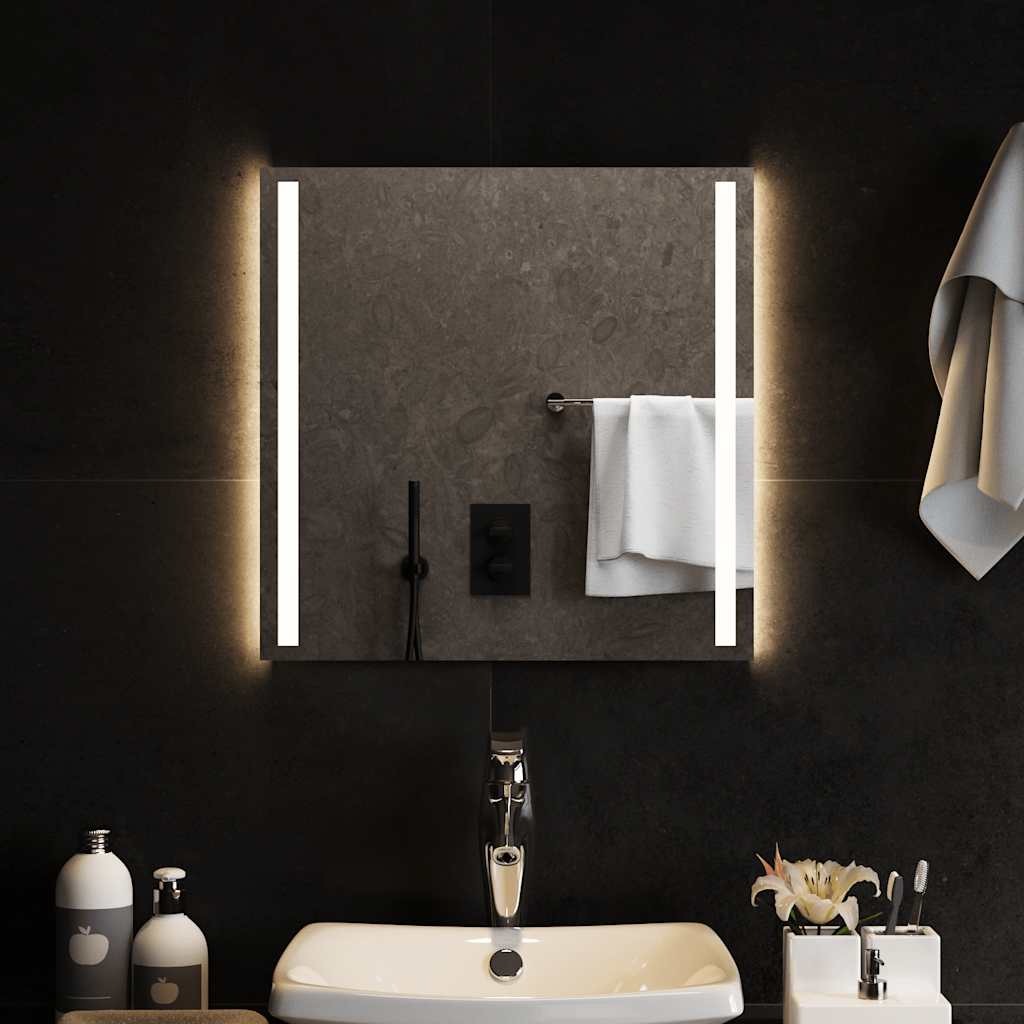 Miroir de salle de bain LED 50x50 cm