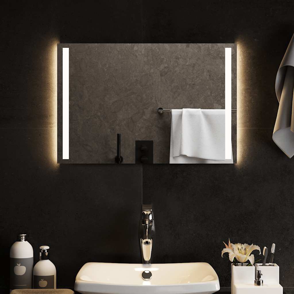 Miroir de salle de bain LED 60x40 cm