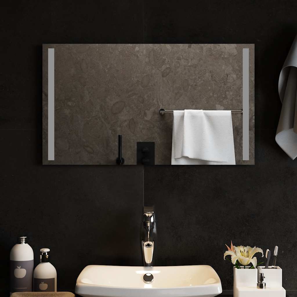 Miroir de salle de bain LED 70x40 cm