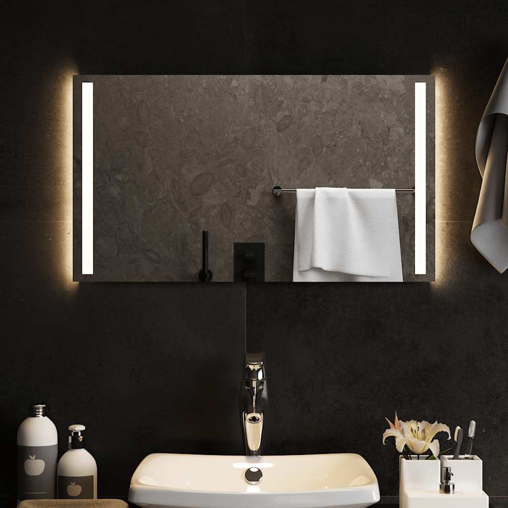 Miroir de salle de bain LED 70x40 cm