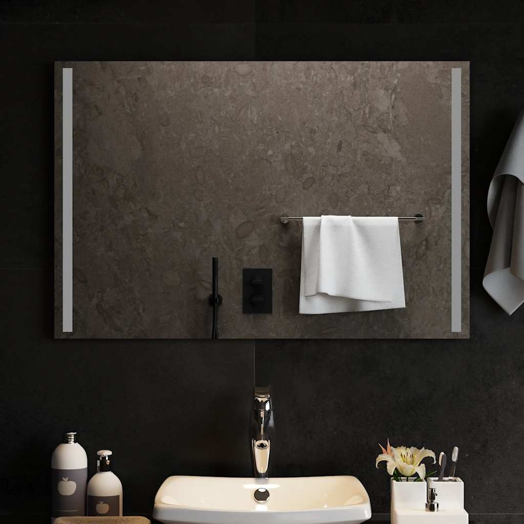 Miroir de salle de bain LED 90x60 cm