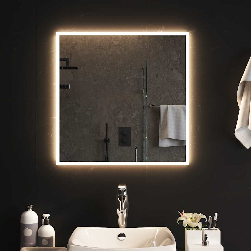 Miroir de salle de bain LED 60x60 cm