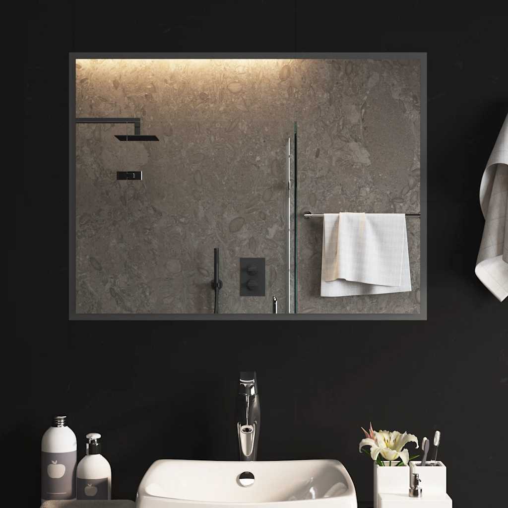 Miroir de salle de bain LED 80x60 cm