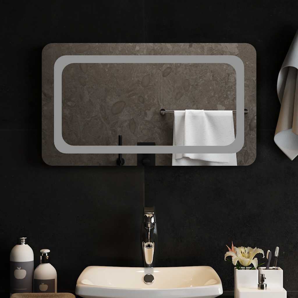 Miroir de salle de bain LED 70x40 cm