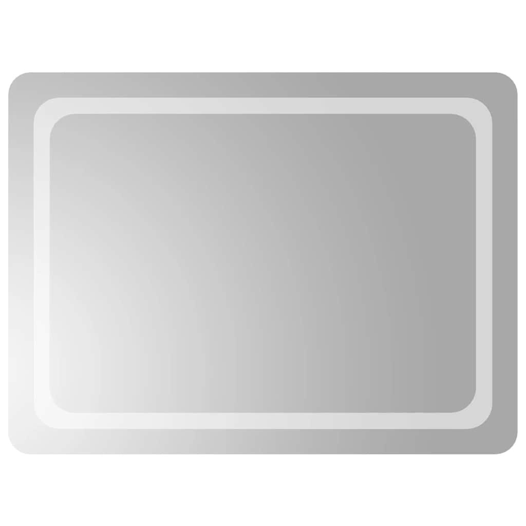 Miroir de salle de bain LED 80x60 cm