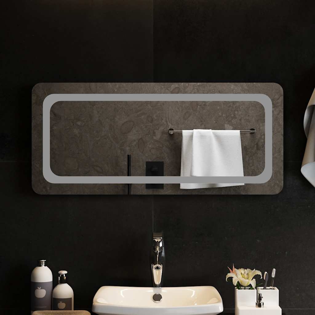 LED Bathroom Mirror 90x40 cm