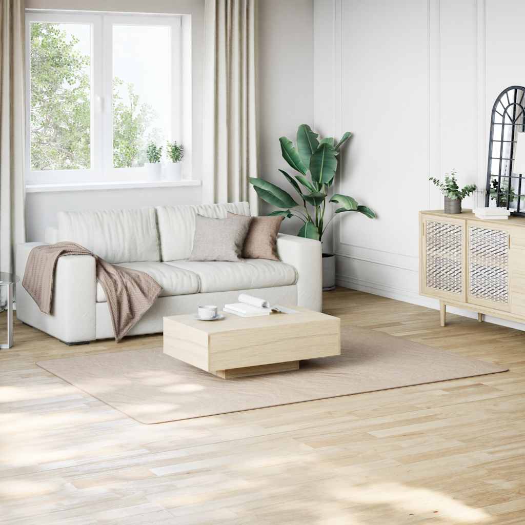 Tapis lavable Moelleux Poils courts 160x230 Antidérapant Beige
