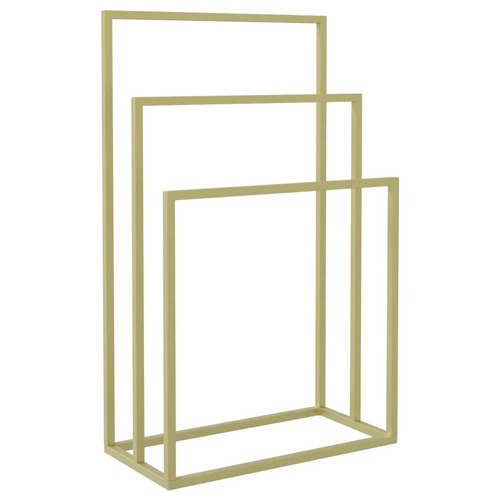 Towel Rack Golden 48x24x79 cm Iron
