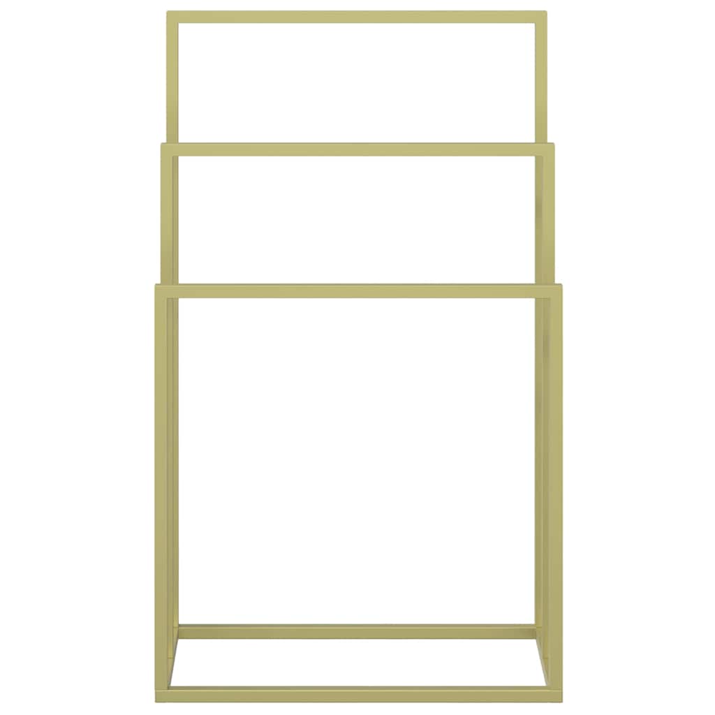 Towel Rack Golden 48x24x79 cm Iron