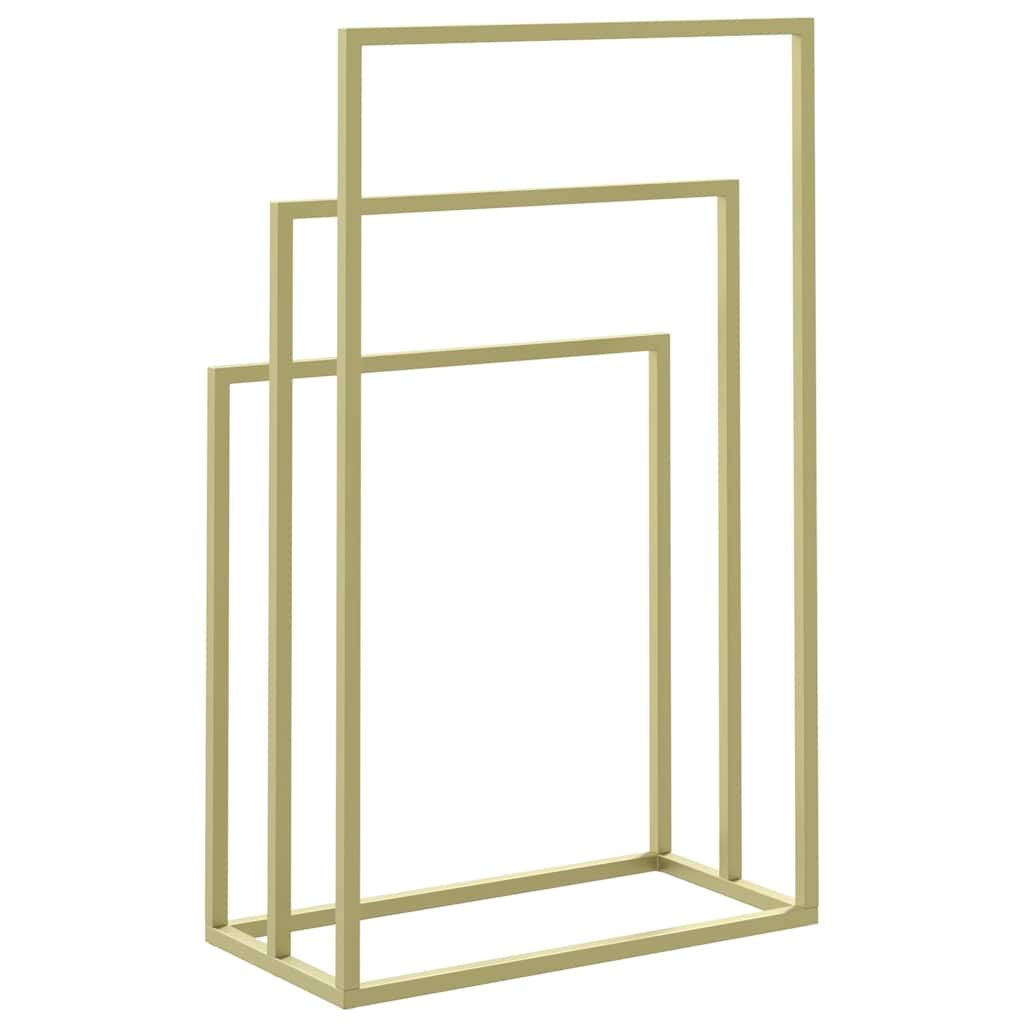 Towel Rack Golden 48x24x79 cm Iron