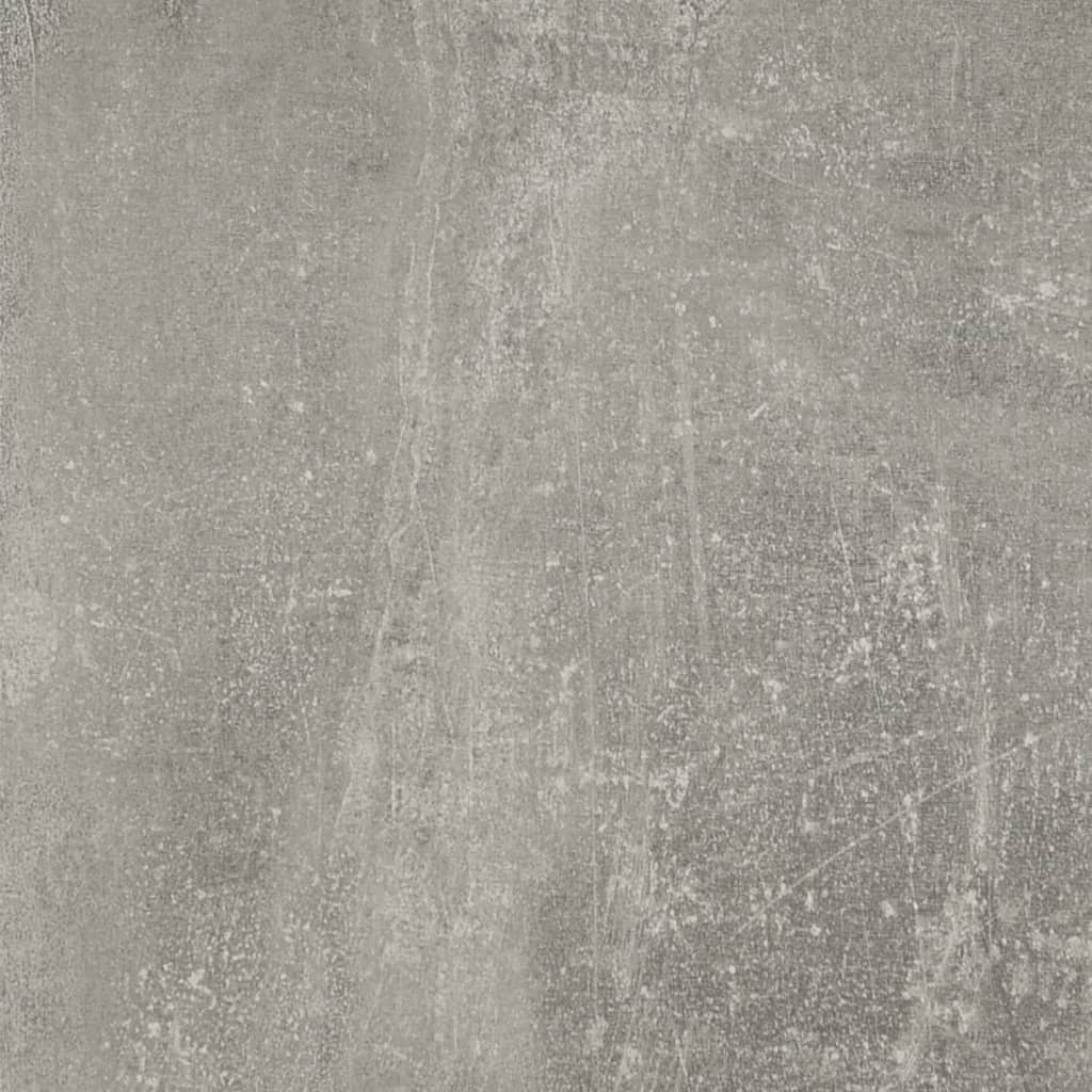 Desk with Storage Concrete Grey 100x40x73 cm Engineered Wood
