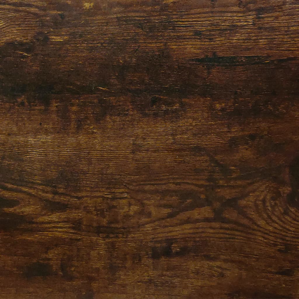 Bureau avec rangement chêne fumé 100x40x73 cm