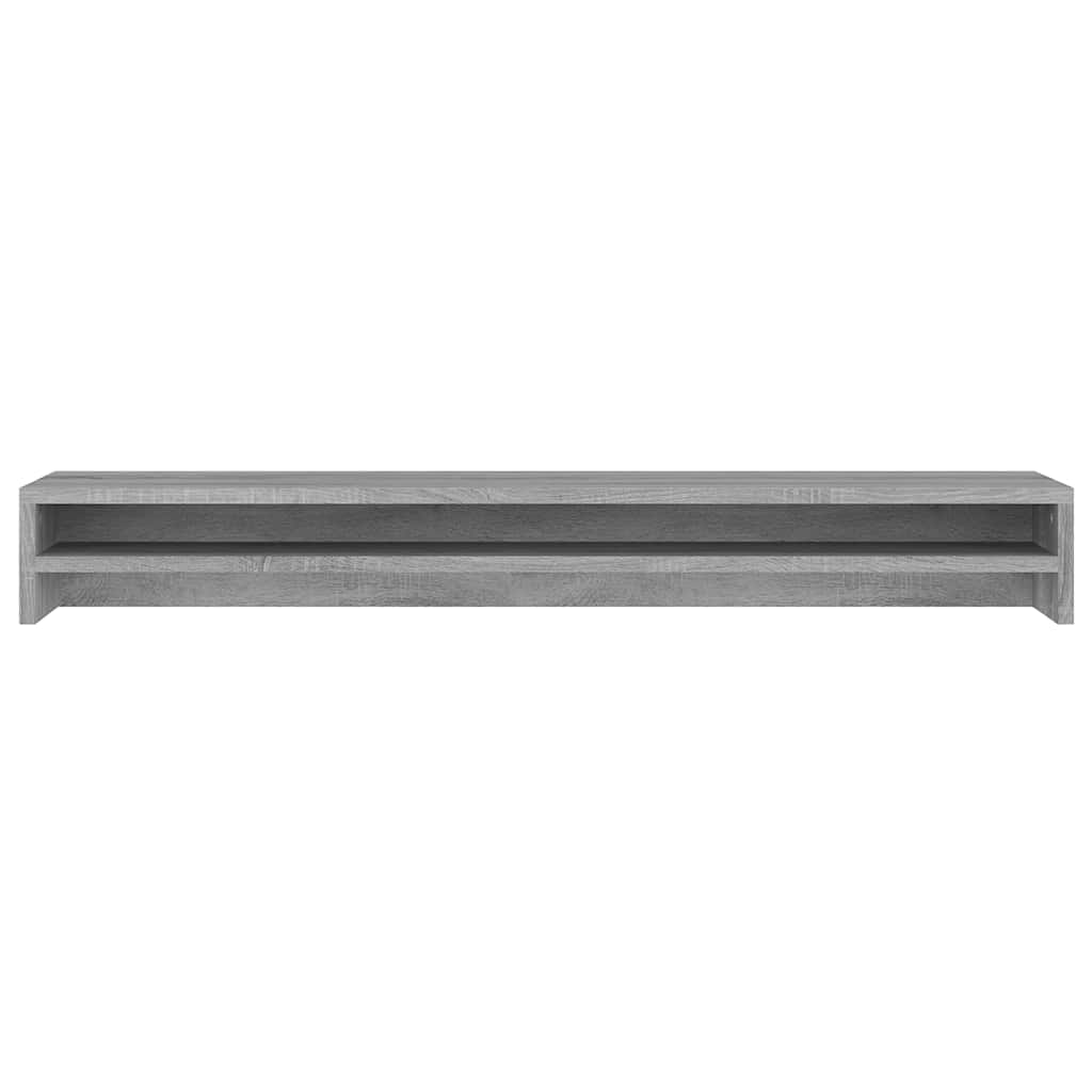 Monitorständer Grau Sonoma 100x24x13 cm Holzwerkstoff