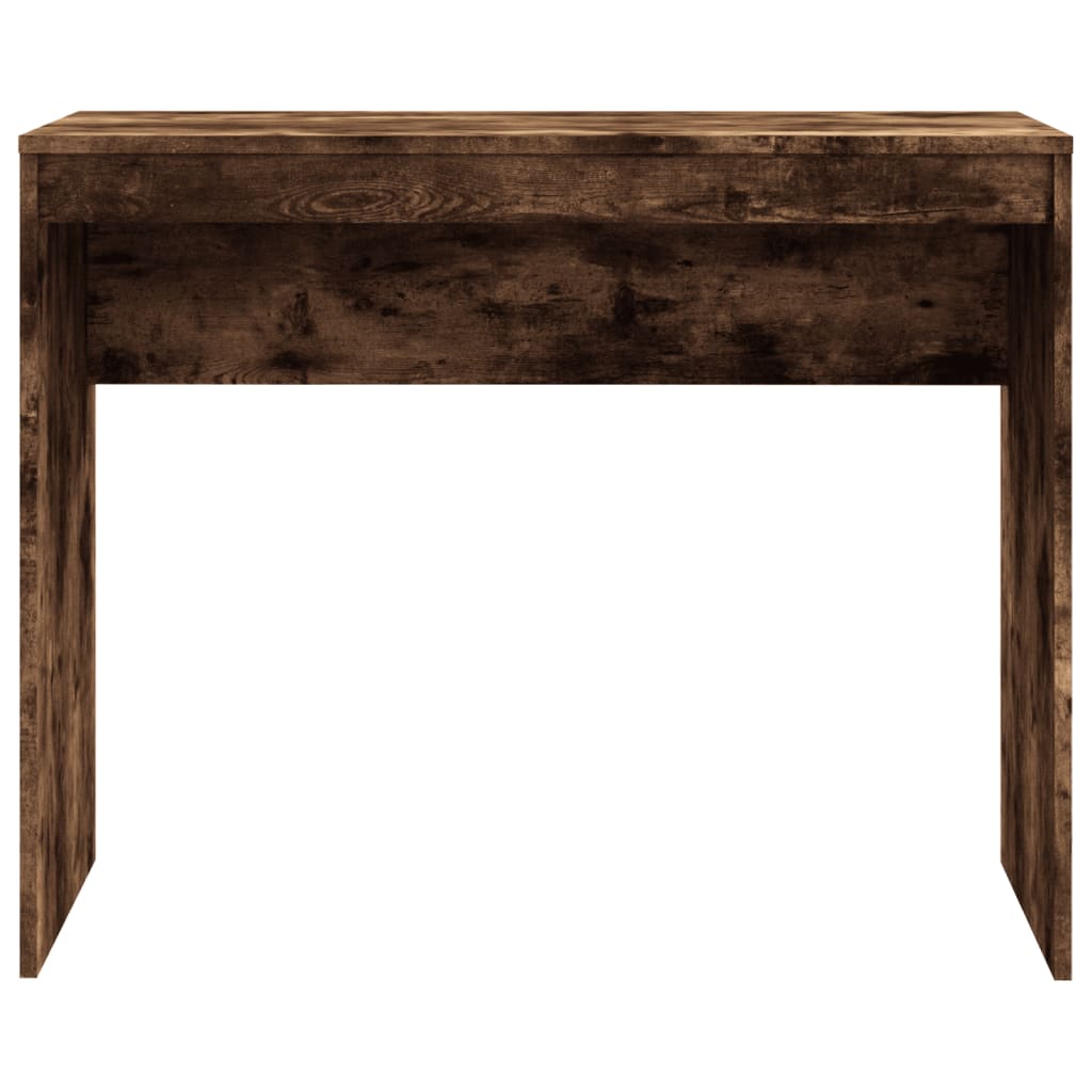 Bureau chêne fumé 90x40x72 cm, matériau à base de bois