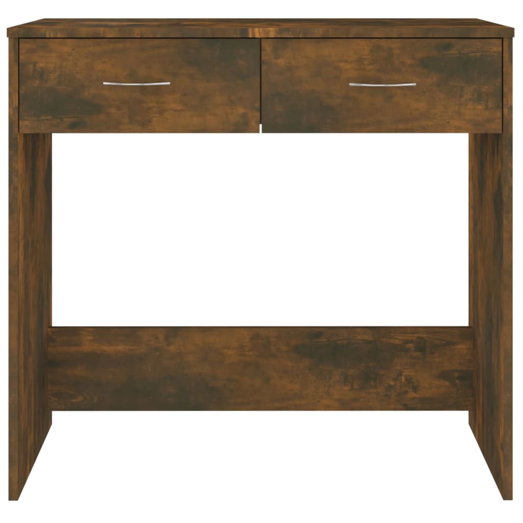 Bureau Chêne fumé 80x40x75 cm Matériau à base de bois