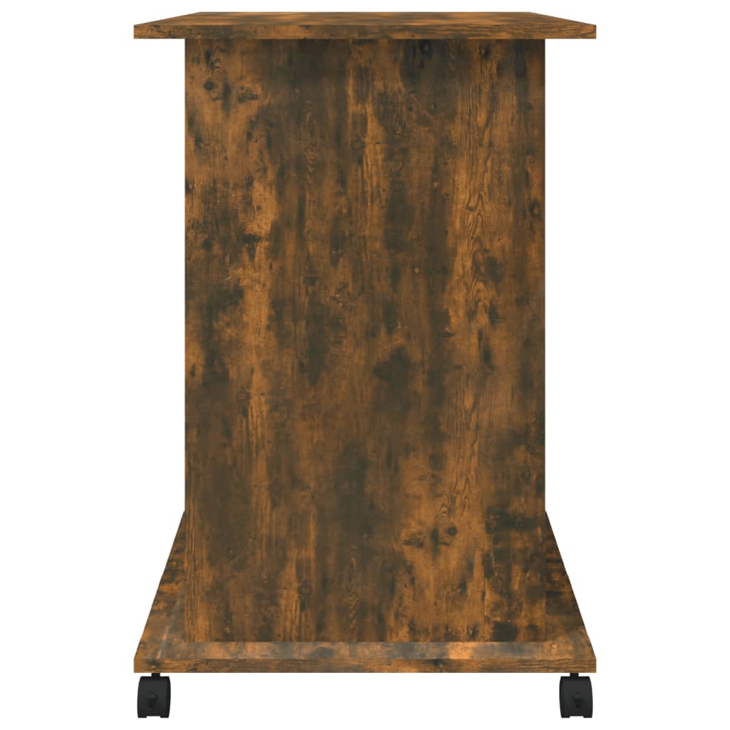 Desk Smoked Oak 80x50x75 cm Engineered Wood