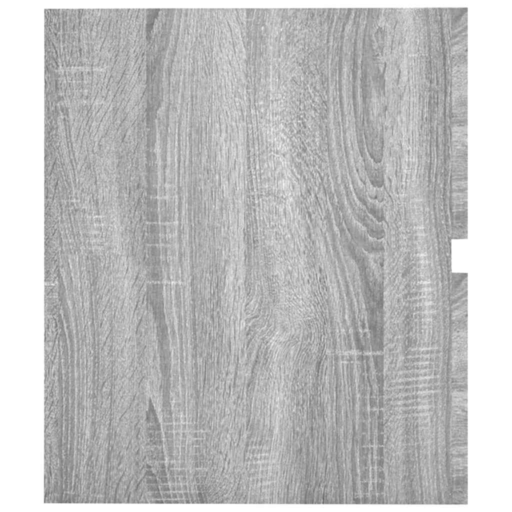 Waschbeckenunterschrank Grau Sonoma 41x38,5x45 cm Holzwerkstoff