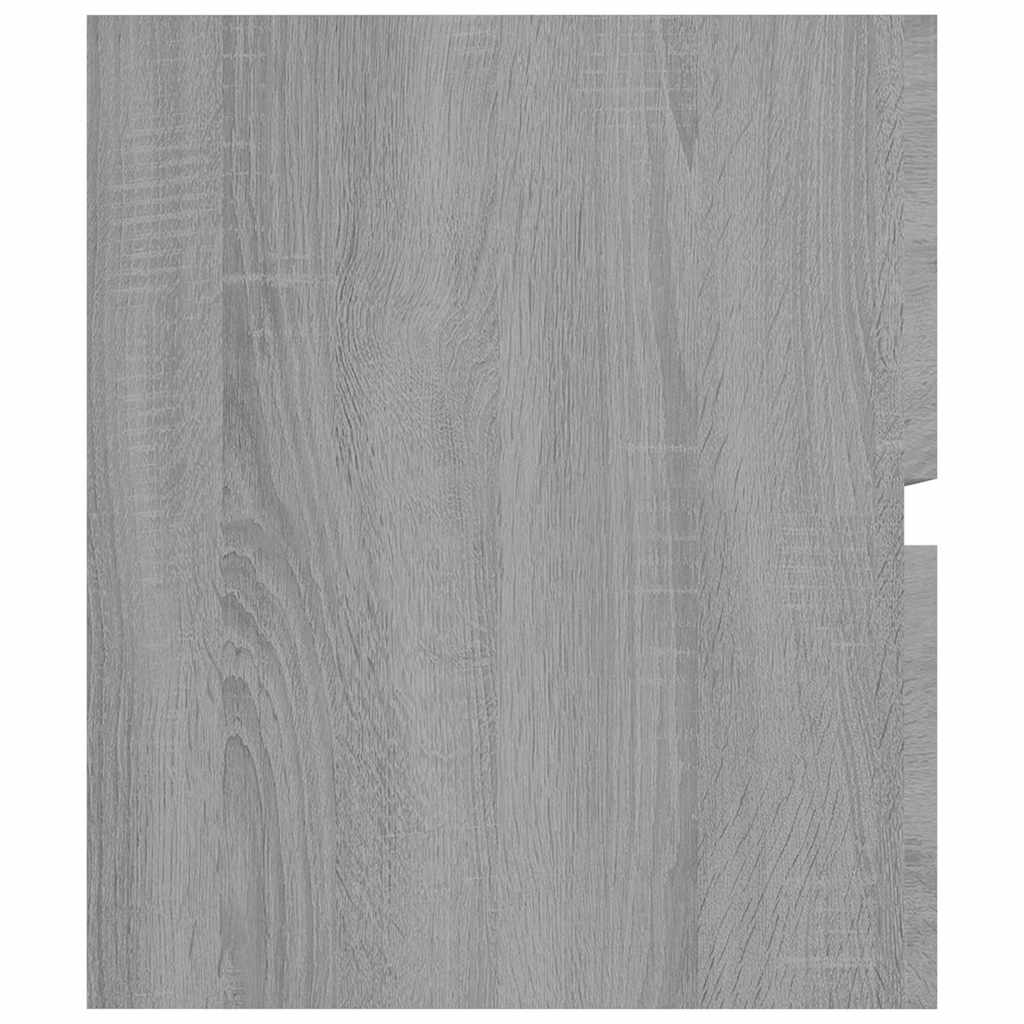 Waschbeckenunterschrank Grau Sonoma 90x38,5x45 cm Holzwerkstoff