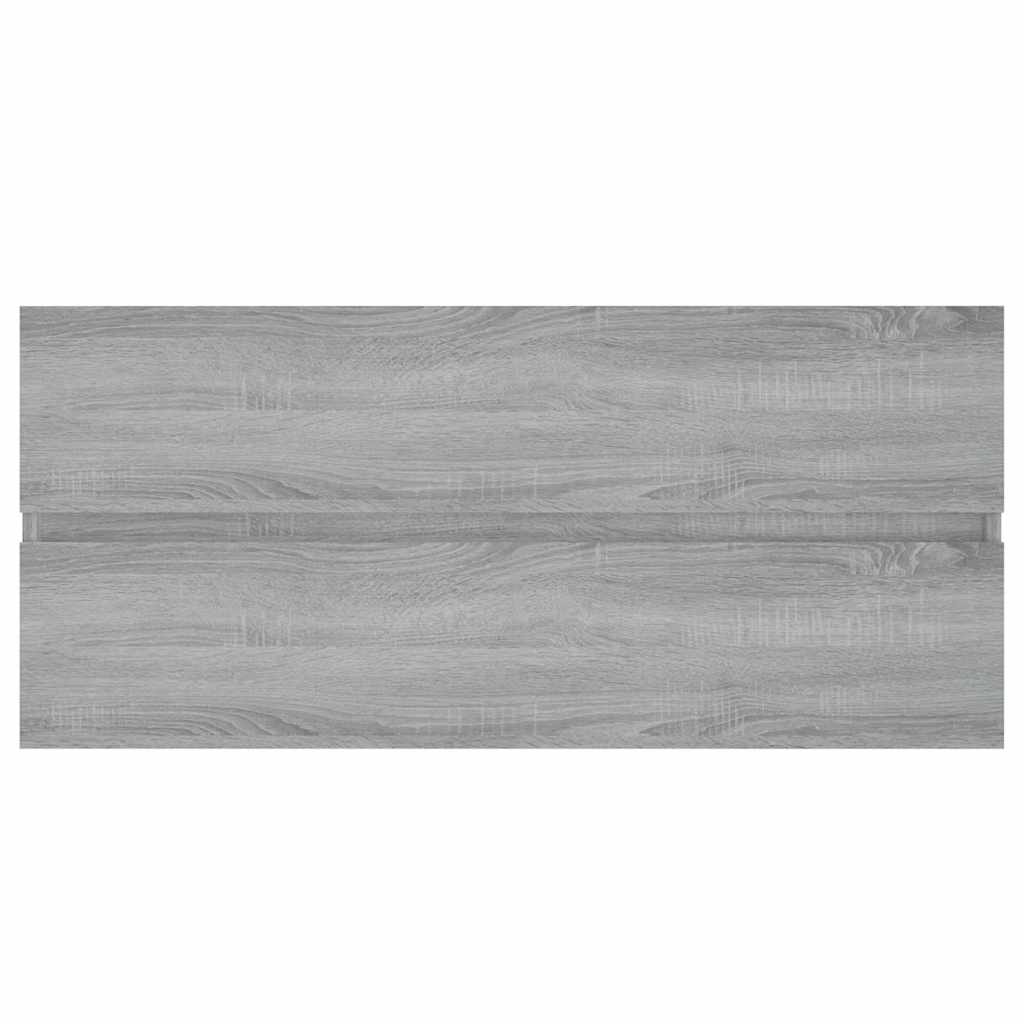 Waschbeckenunterschrank Grau Sonoma 100x38,5x45cm Holzwerkstoff