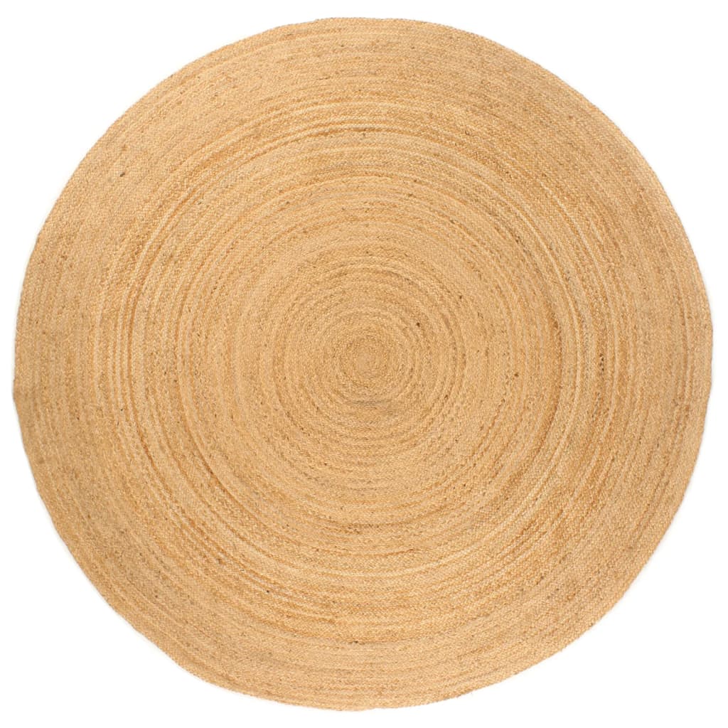 Jute Braided Rug 240 cm Round