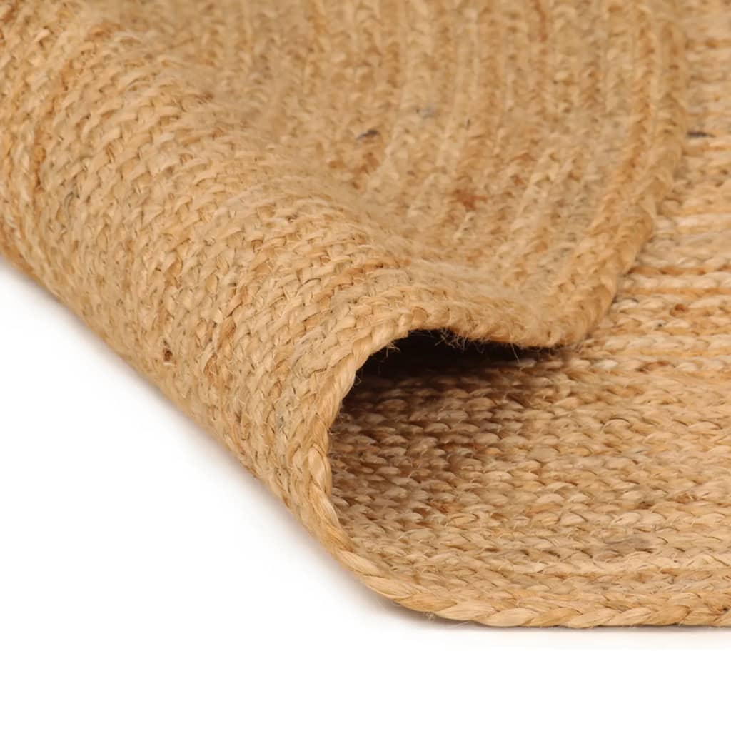 Jute Braided Rug 240 cm Round