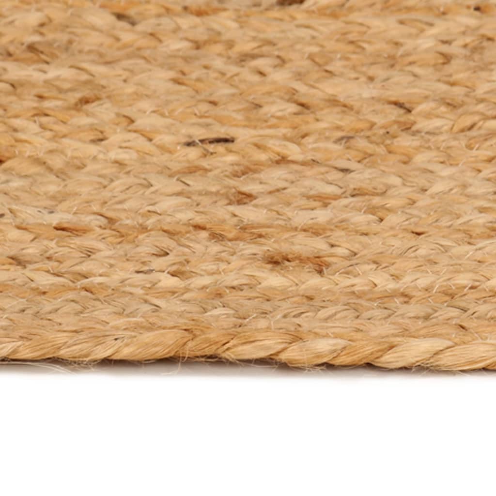 Jute Braided Rug 240 cm Round