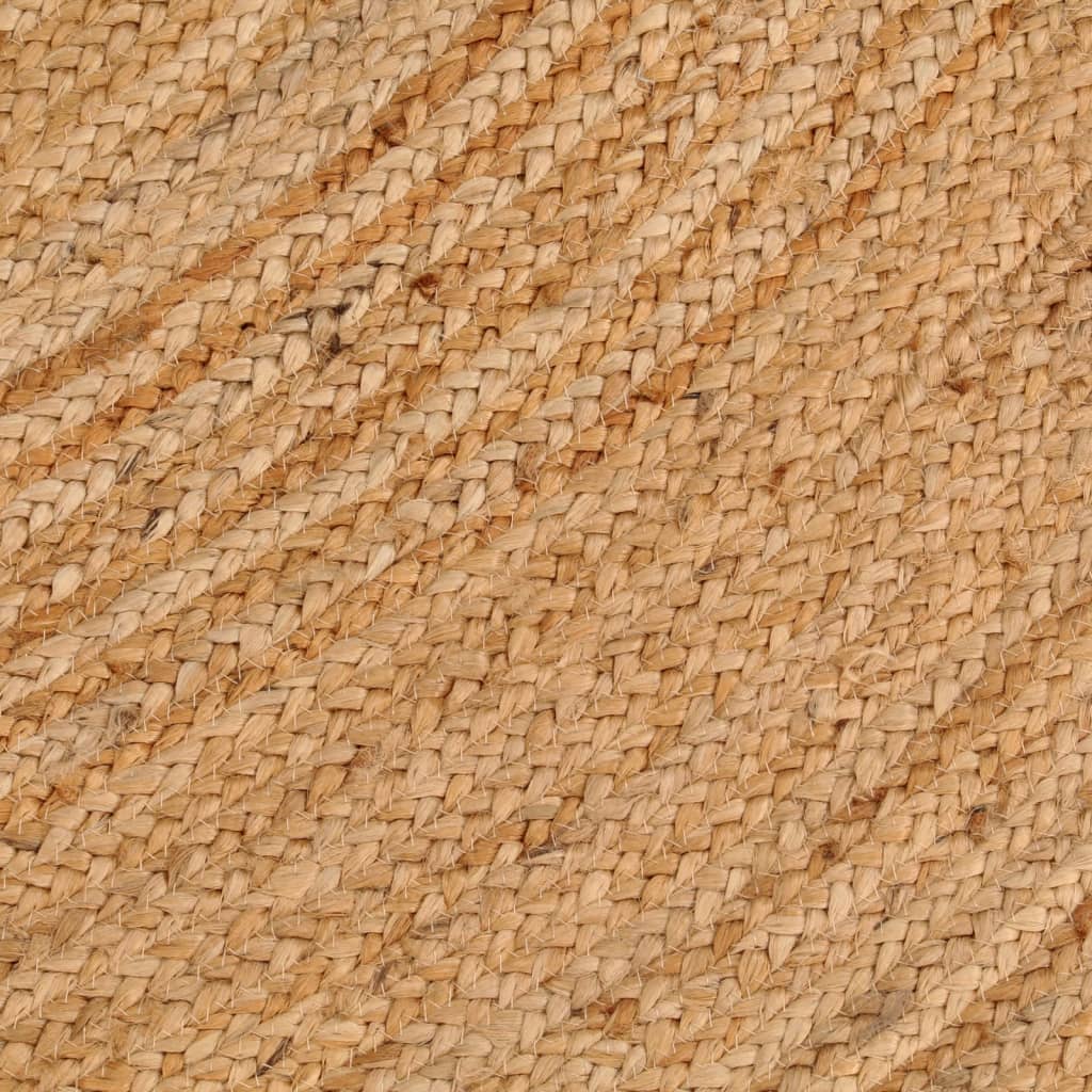 Jute Braided Rug 240 cm Round