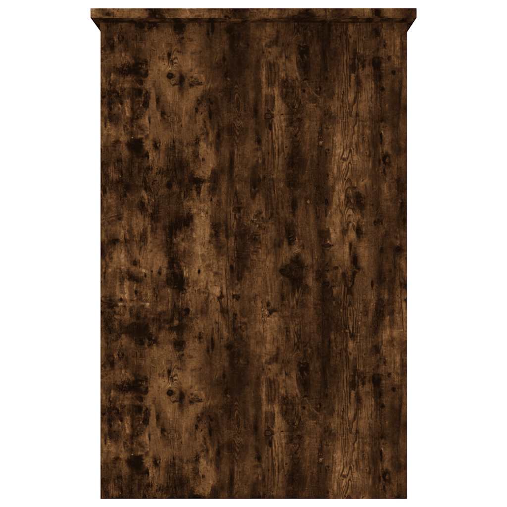 Bureau en chêne fumé 100x50x76 cm Matériau à base de bois