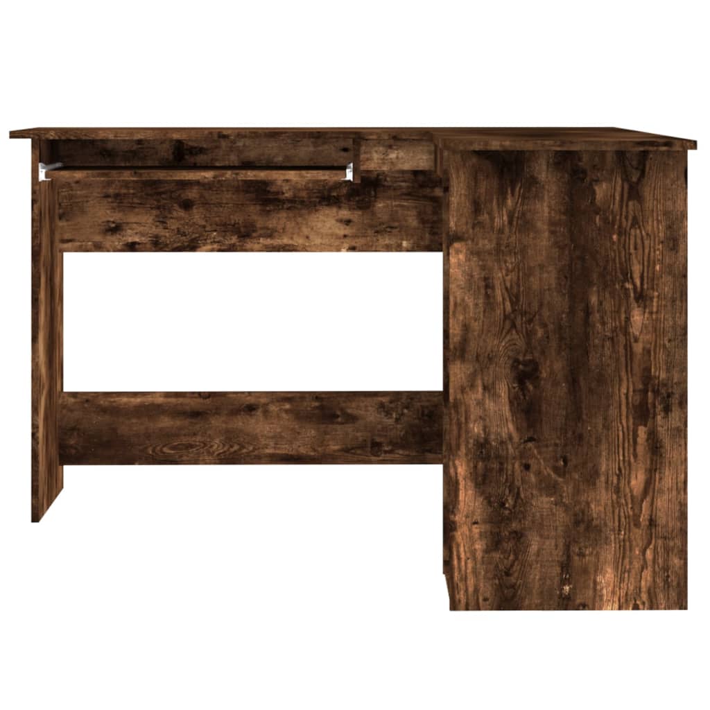 Corner desk smoked oak 120x140x75 cm wood material