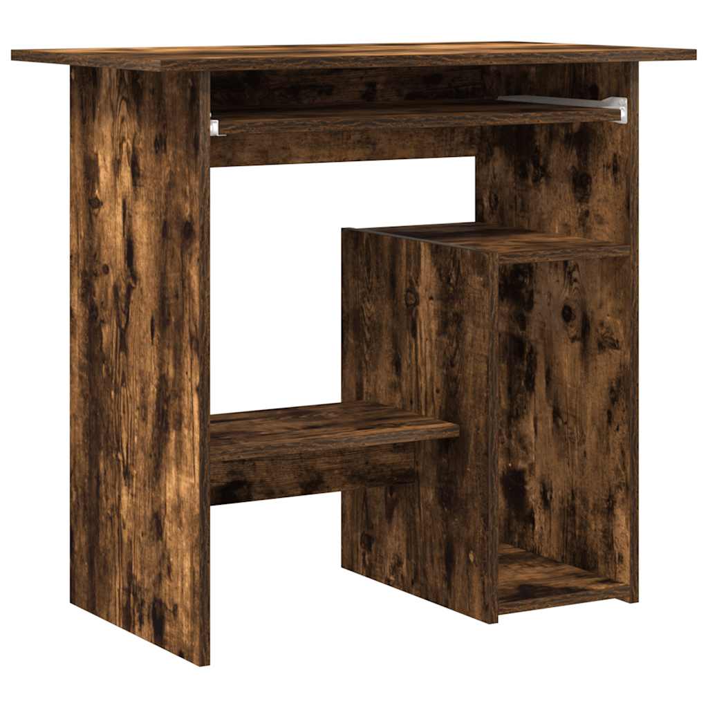 Bureau Chêne fumé 80x45x74 cm Matériau à base de bois