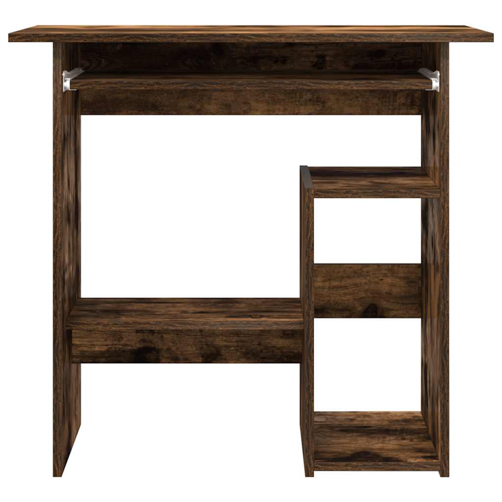 Bureau Chêne fumé 80x45x74 cm Matériau à base de bois
