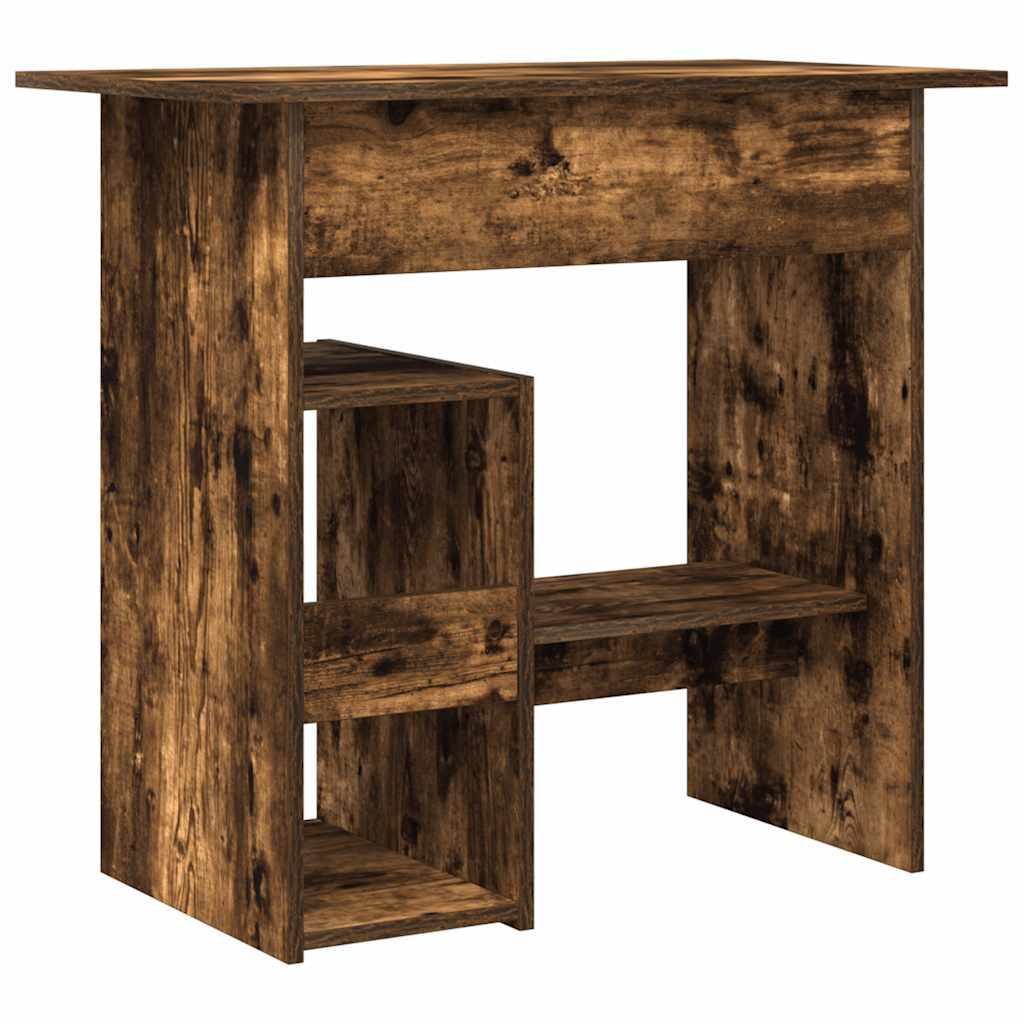 Bureau Chêne fumé 80x45x74 cm Matériau à base de bois