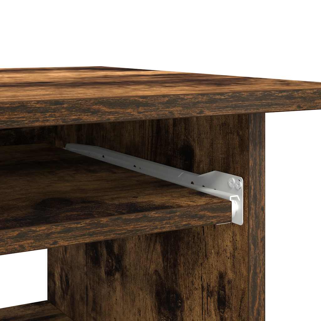 Bureau Chêne fumé 80x45x74 cm Matériau à base de bois